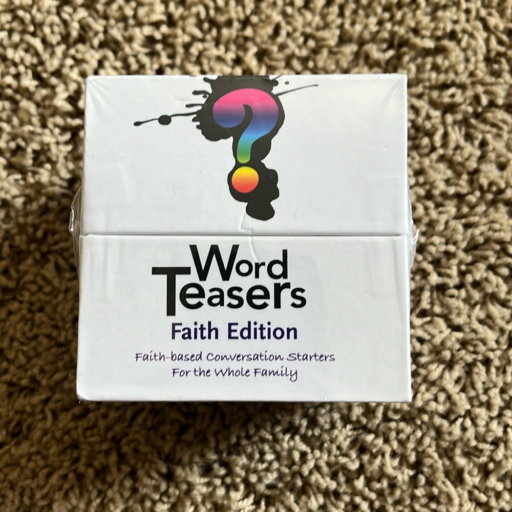 Faith Based Word Teaser Cards